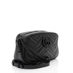 Gucci Matelasse Leather Monochrome GG Marmont Small Camera Bag