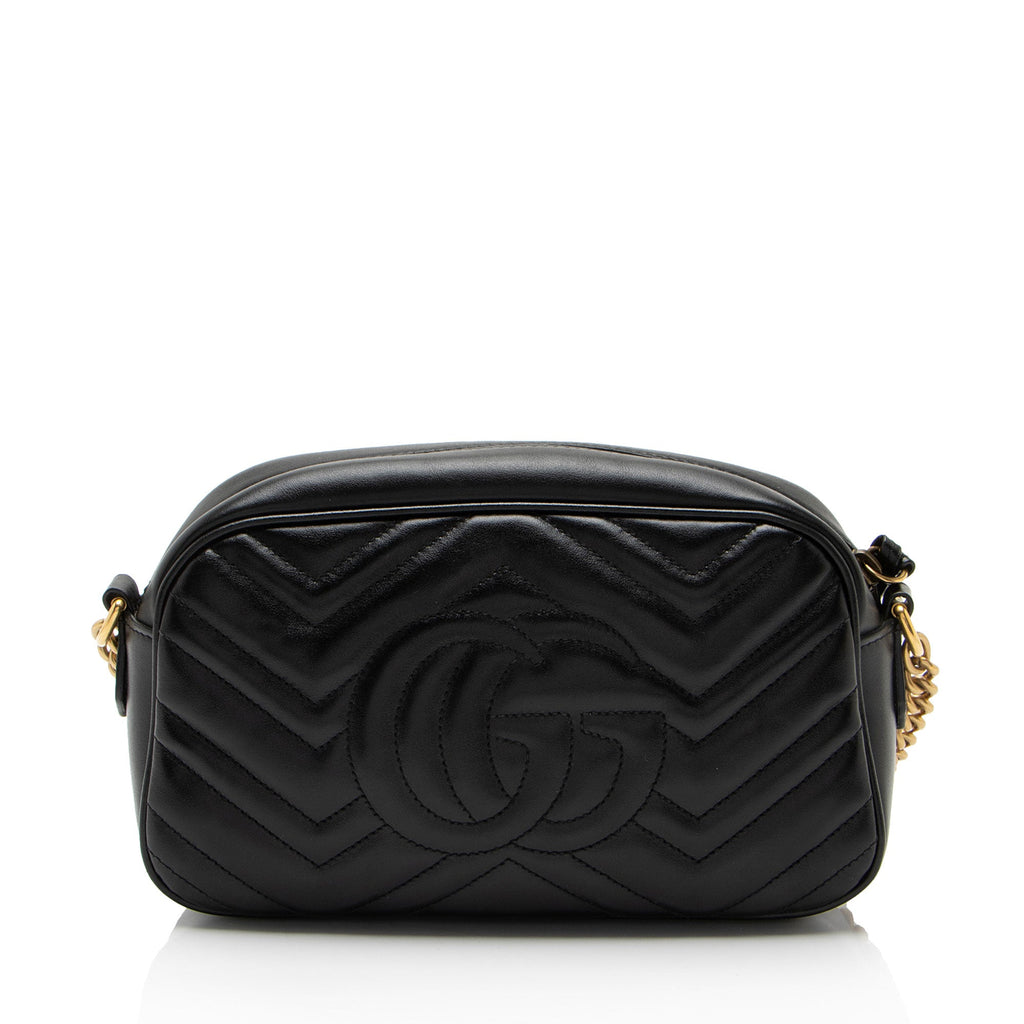 Gucci Matelasse Leather GG Marmont Small Camera Bag