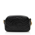 Gucci Matelasse Leather GG Marmont Small Camera Bag