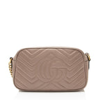 Gucci Matelasse Leather GG Marmont Small Camera Bag
