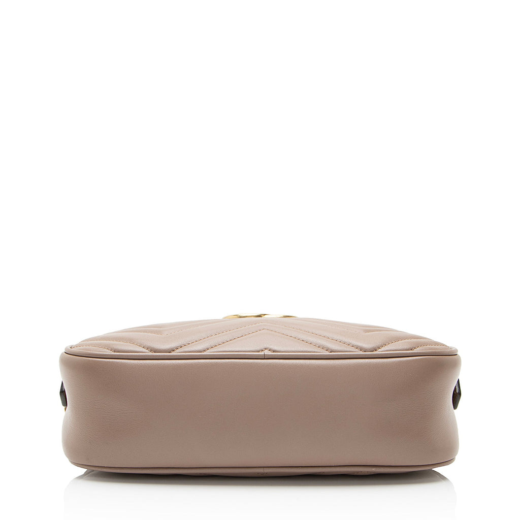 Gucci Matelasse Leather GG Marmont Small Camera Bag