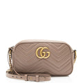 Gucci Matelasse Leather GG Marmont Small Camera Bag