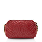 Gucci Matelasse Leather GG Marmont Small Camera Bag