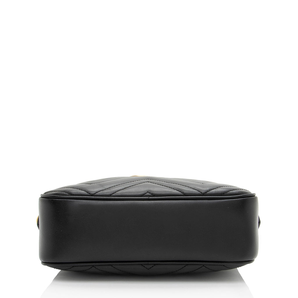 Gucci Matelasse Leather GG Marmont Small Camera Bag