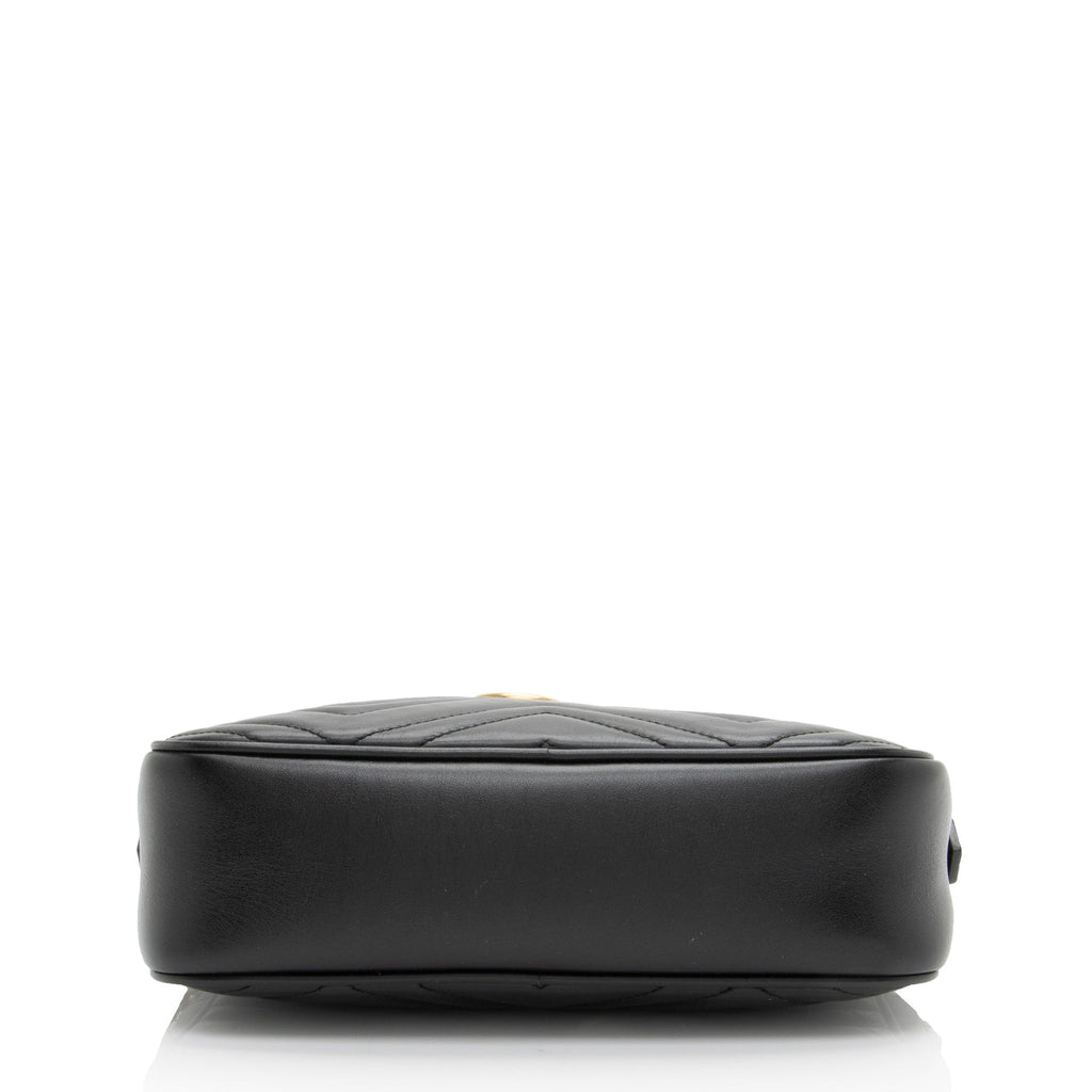 Gucci Matelasse Leather GG Marmont Small Camera Bag