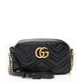 Gucci Matelasse Leather GG Marmont Small Camera Bag