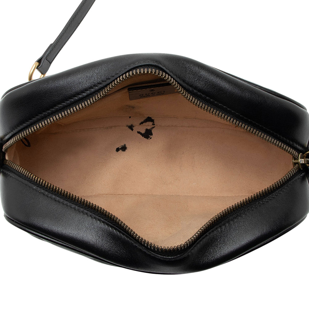Gucci Matelasse Leather GG Marmont Small Camera Bag