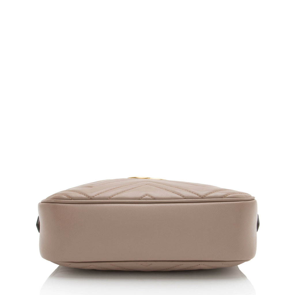 Gucci Matelasse Leather GG Marmont Small Camera Bag