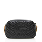 Gucci Matelasse Leather GG Marmont Small Camera Bag