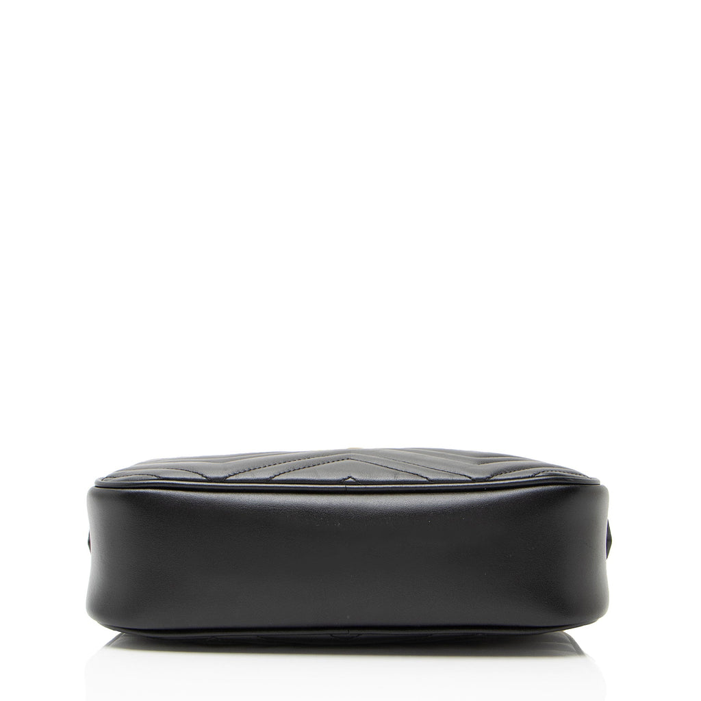Gucci Matelasse Leather GG Marmont Small Camera Bag