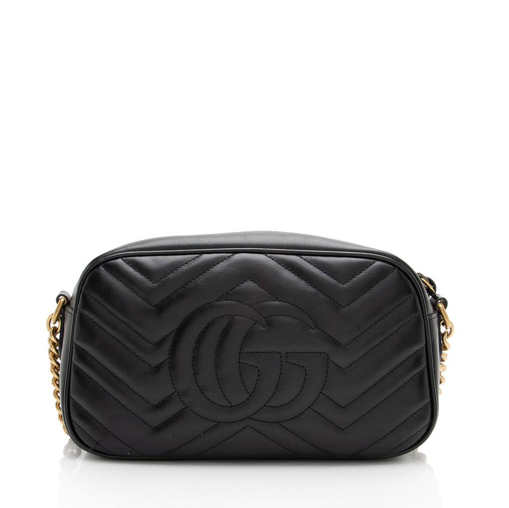 Gucci Matelasse Leather GG Marmont Small Camera Bag