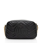 Gucci Matelasse Leather GG Marmont Small Camera Bag