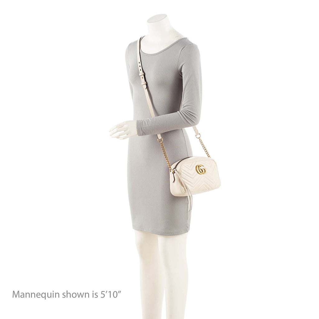 Gucci Matelasse Leather GG Marmont Small Camera Bag
