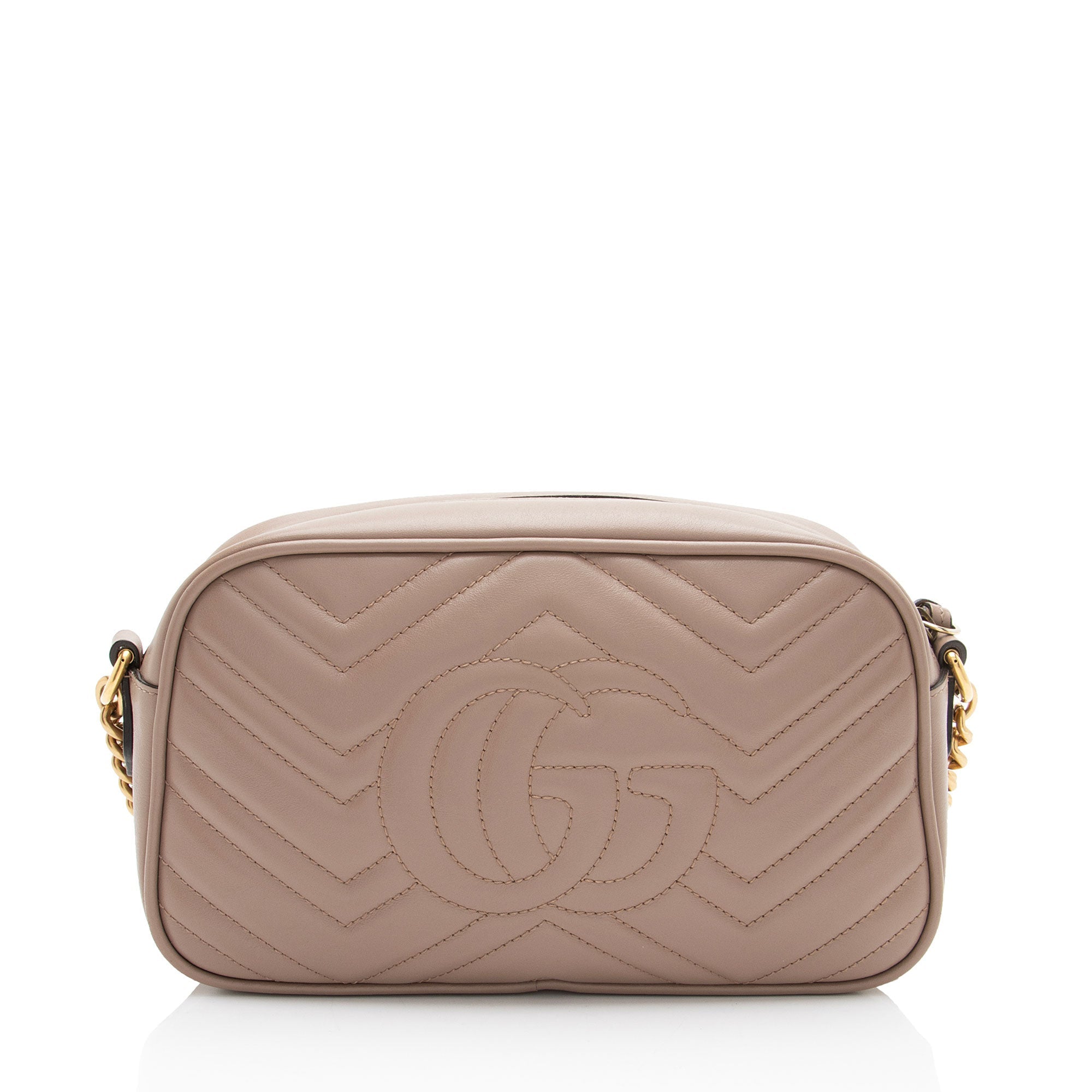Gucci Matelasse Leather GG Marmont Small Camera Bag
