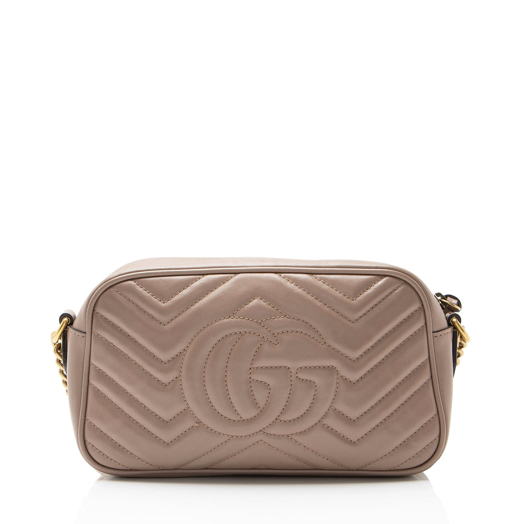 Gucci Matelasse Leather GG Marmont Small Camera Bag