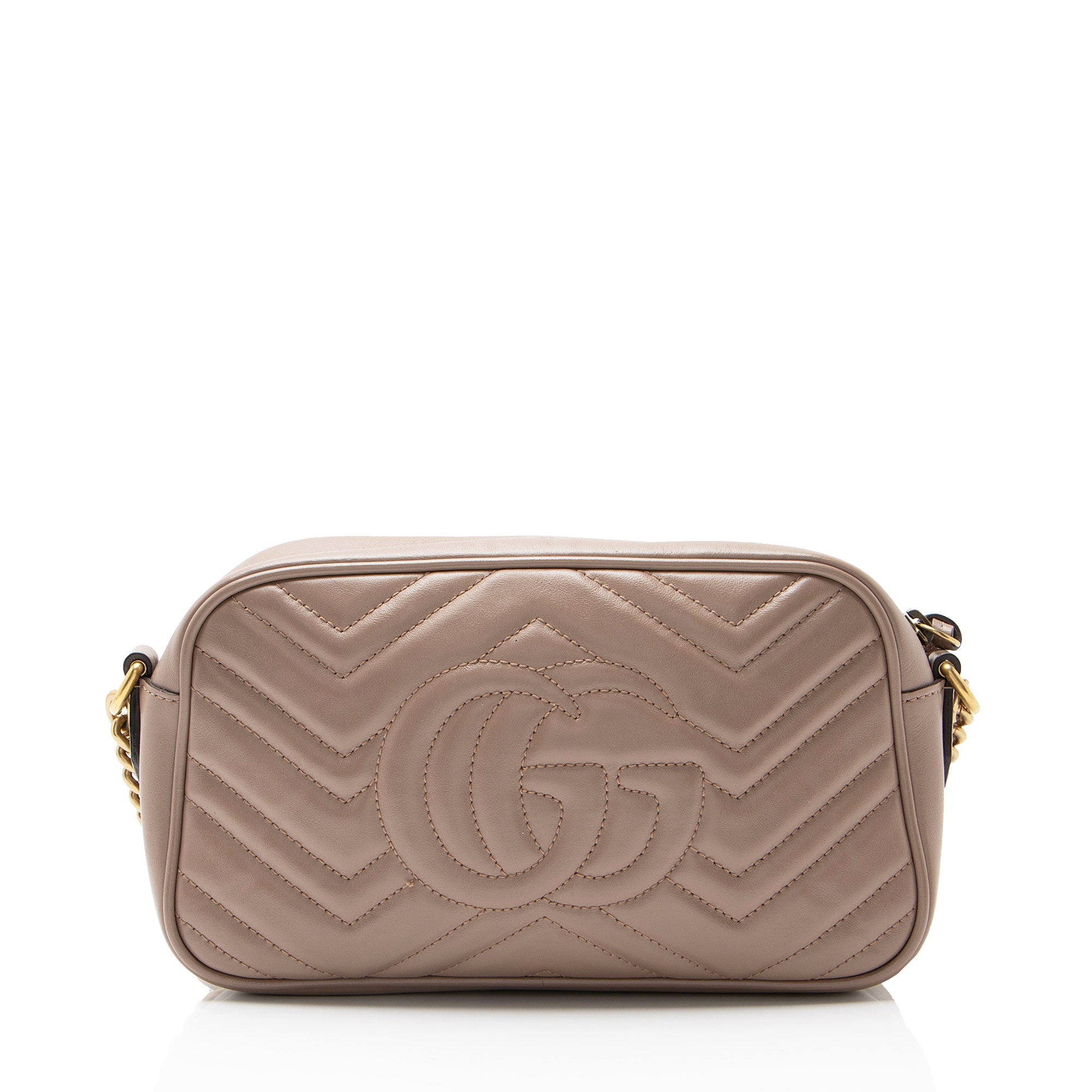 Gucci Matelasse Leather GG Marmont Small Camera Bag