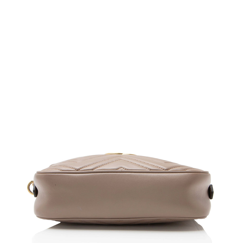 Gucci Matelasse Leather GG Marmont Small Camera Bag