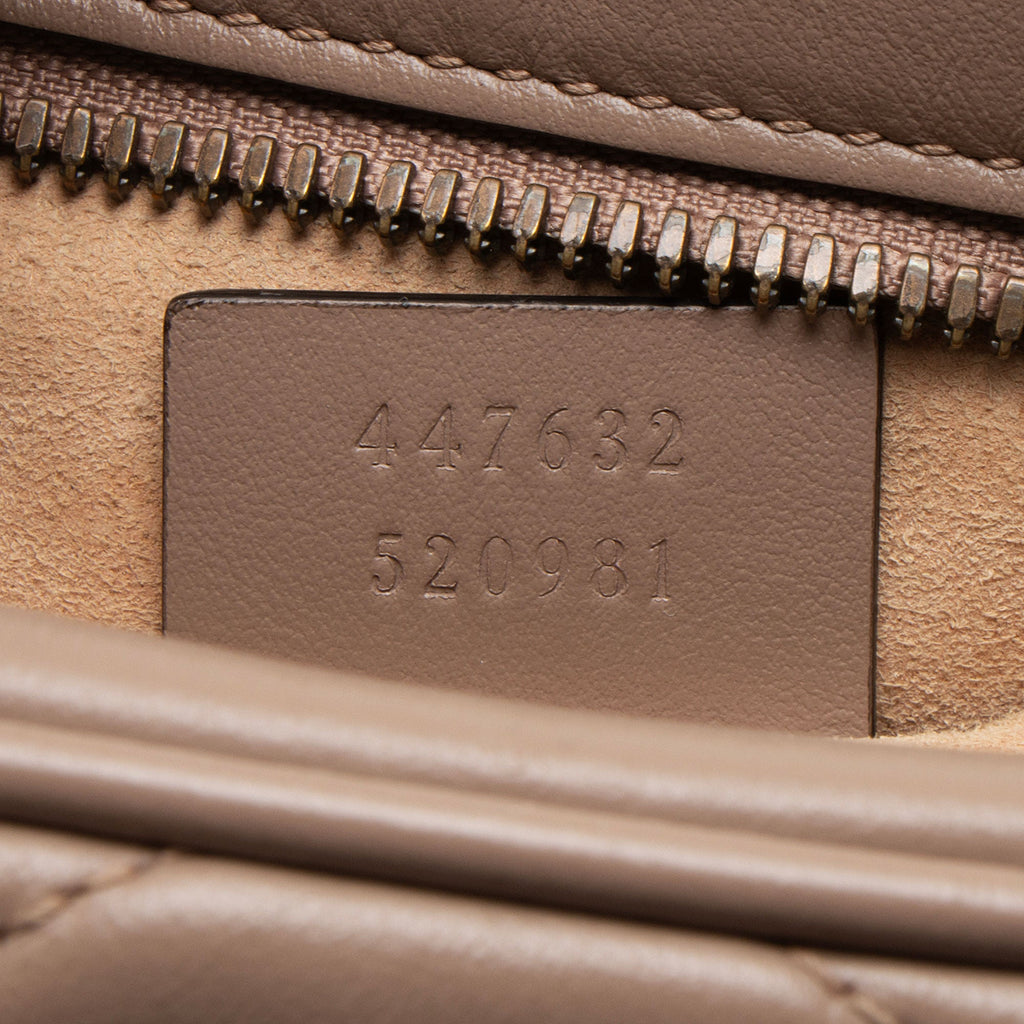 Gucci Matelasse Leather GG Marmont Small Camera Bag