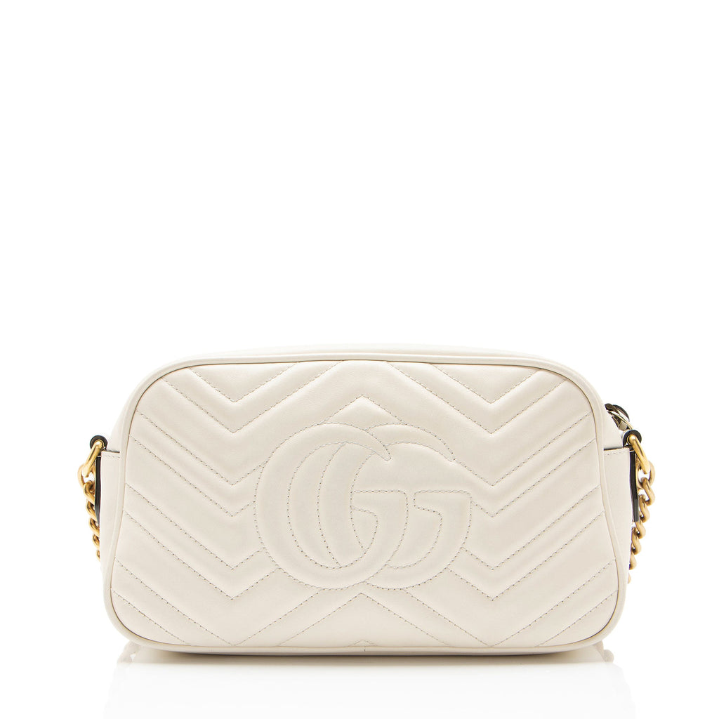 Gucci Matelasse Leather GG Marmont Small Camera Bag