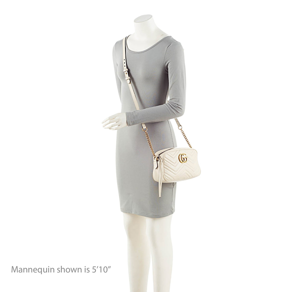 Gucci Matelasse Leather GG Marmont Small Camera Bag