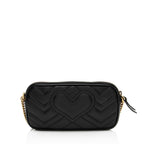 Gucci Matelasse Leather GG Marmont Small Crossbody (SHF-EJfMHM)