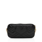 Gucci Matelasse Leather GG Marmont Small Crossbody (SHF-uIfq9U)