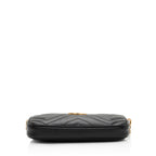 Gucci Matelasse Leather GG Marmont Small Crossbody (SHF-uIfq9U)