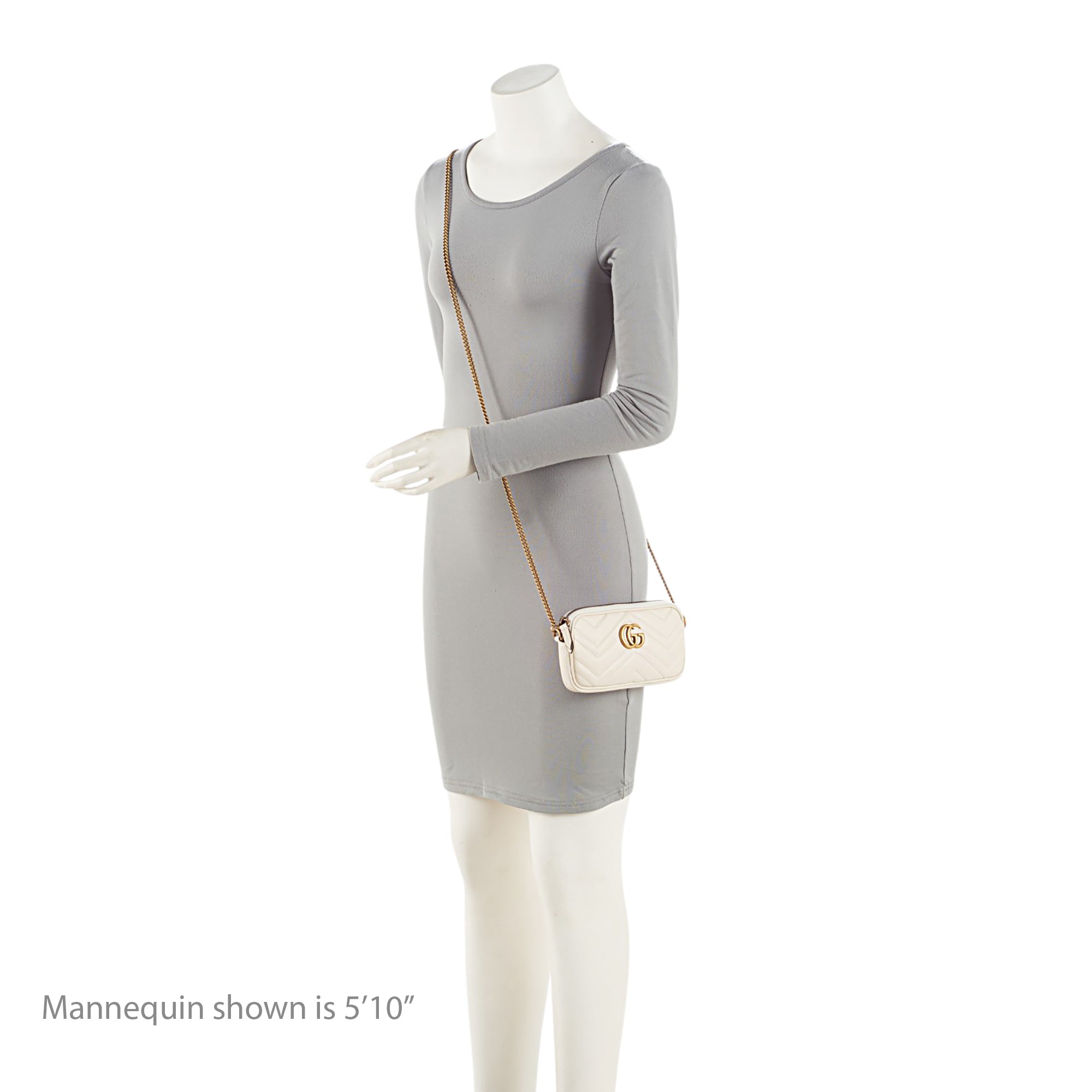 Gucci Matelasse Leather GG Marmont Small Crossbody