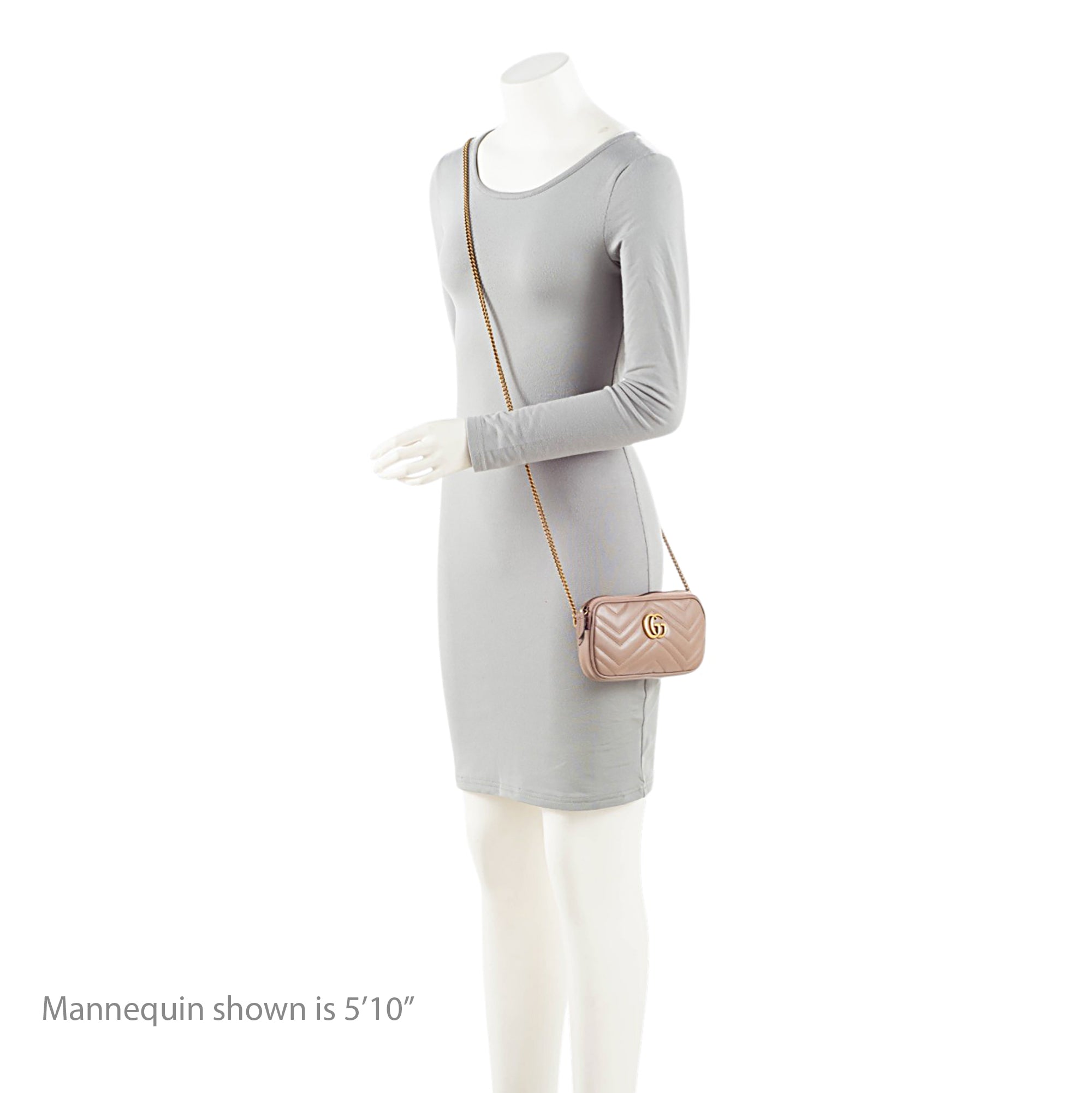 Gucci Matelasse Leather GG Marmont Small Crossbody