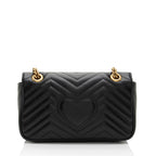 Gucci Matelasse Leather GG Marmont Small Flap Bag (SHF-Bvjama)