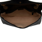 Gucci Matelasse Leather GG Marmont Small Flap Bag (SHF-Bvjama)