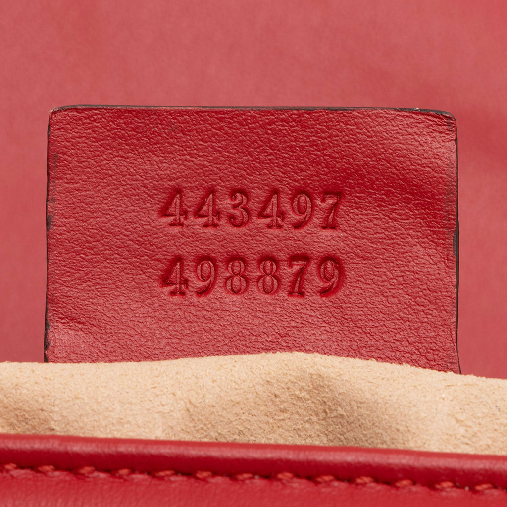 Gucci Matelasse Leather GG Marmont Small Flap Bag