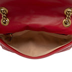 Gucci Matelasse Leather GG Marmont Small Flap Bag