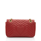 Gucci Matelasse Leather GG Marmont Medium Flap Bag