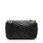 Gucci Matelasse Leather GG Marmont Small Flap Bag (SHF-PLODJy)