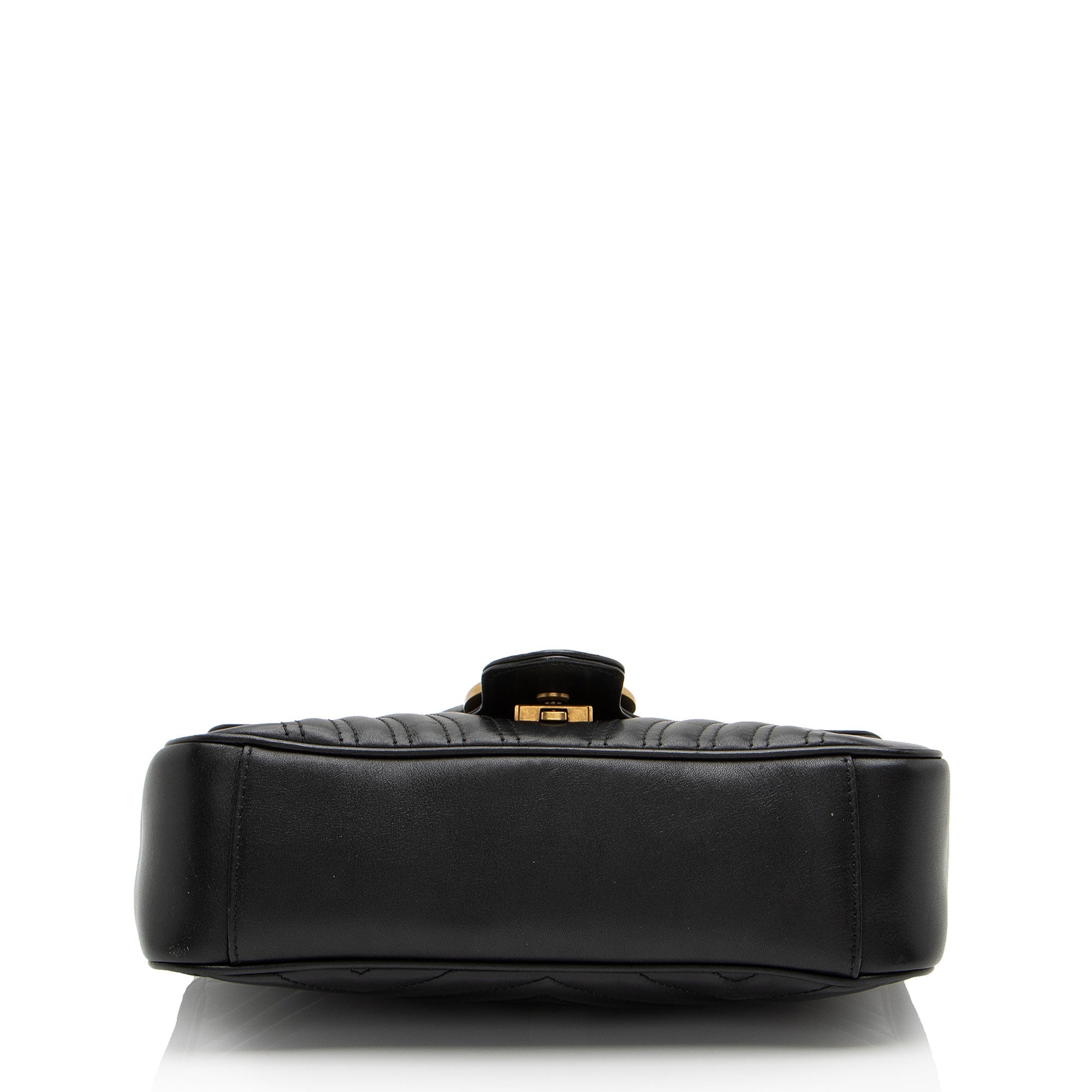 Gucci Matelasse Leather GG Marmont Small Flap Bag (SHF-PLODJy)