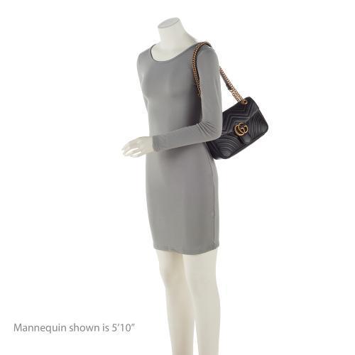 Gucci Matelasse Leather GG Marmont Small Flap Bag (SHF-PLODJy)