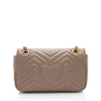 Gucci Matelasse Leather GG Marmont Small Flap Bag