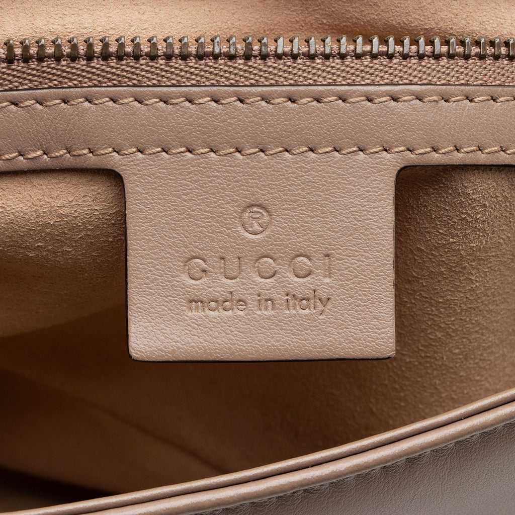 Gucci Matelasse Leather GG Marmont Small Flap Bag