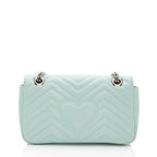 Gucci Matelasse Leather GG Marmont Small Flap Bag
