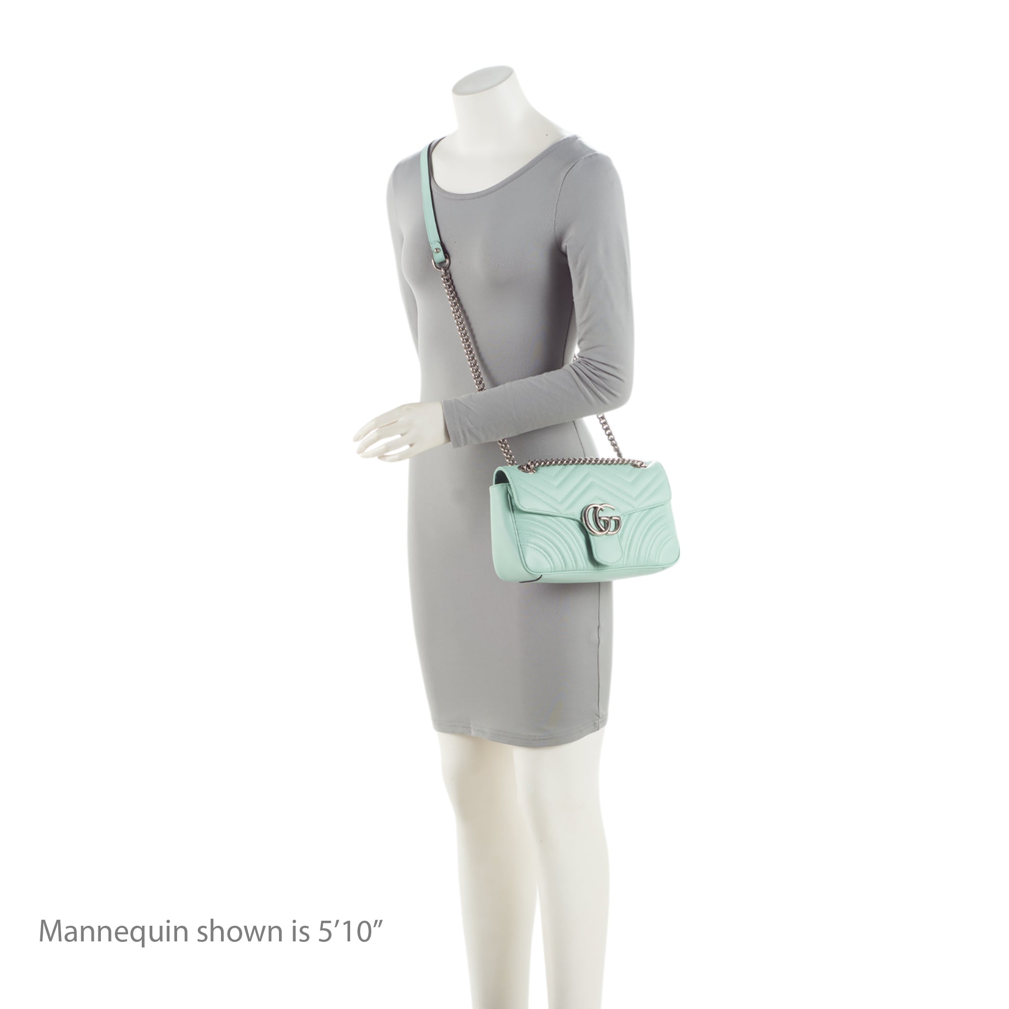 Gucci Matelasse Leather GG Marmont Small Flap Bag