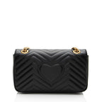 Gucci Matelasse Leather GG Marmont Small Flap Bag (SHF-gHIYfO)