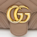 Gucci Matelasse Leather GG Marmont Small Flap Bag (SHF-V9wY7d)