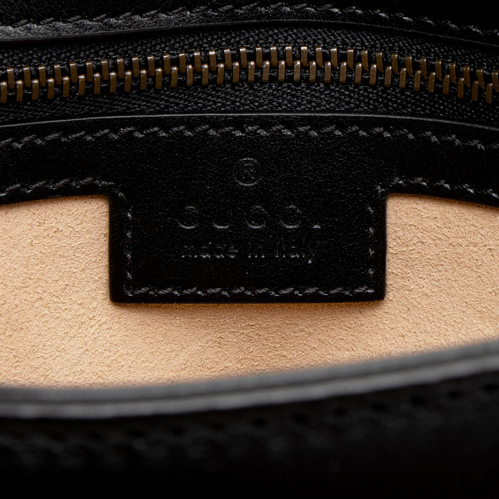 Gucci Matelasse Leather GG Marmont Medium Flap Bag