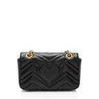 Gucci Matelasse Leather GG Marmont Small Flap Bag
