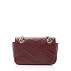 Gucci Matelasse Leather GG Marmont Small Flap Bag