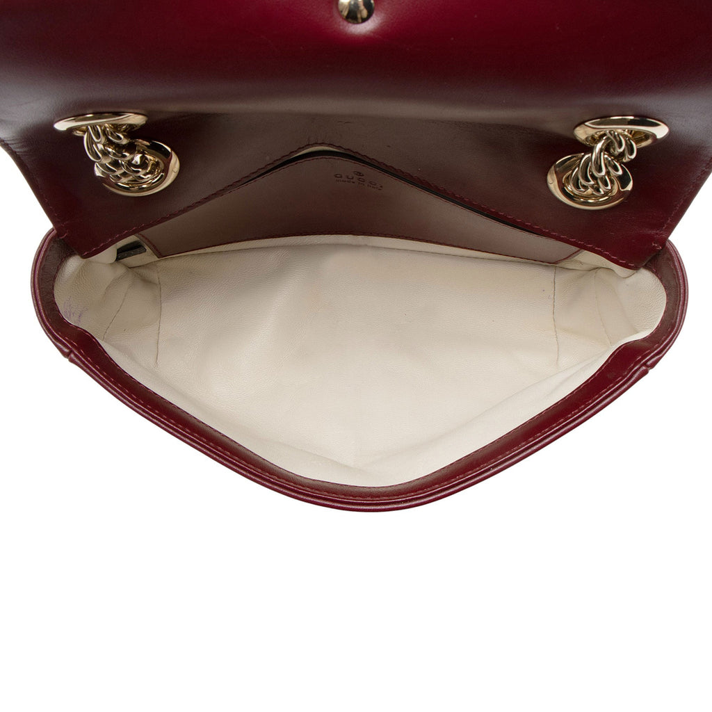 Gucci Matelasse Leather GG Marmont Small Flap Bag