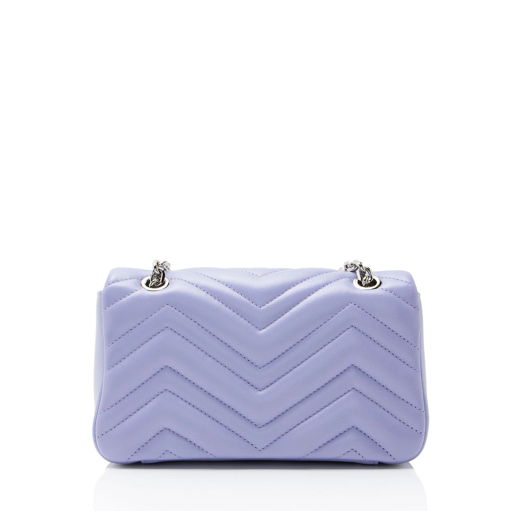 Gucci Matelasse Leather GG Marmont Small Flap Bag
