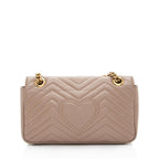 Gucci Matelasse Leather GG Marmont Medium Flap Bag