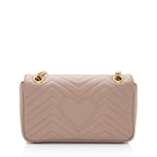 Gucci Matelasse Leather GG Marmont Small Flap Shoulder Bag (SHF-ydhtSa)